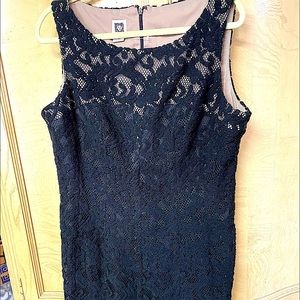 Anne Klein black lace dress